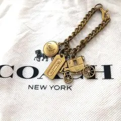 COACH★ ゴールド 馬車チャーム