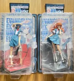 【未開封・全2種コンプ】エヴァンゲリヲン新劇場版　EX 制服フィギュア