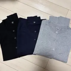 UNIQLO UVカットクルーネックカーディガン 3枚セットのサムネイル