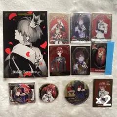 ツイステ リドル・ローズハート カプセル缶バッジ カプ缶 4 実験着 49点 送料無料 ディズニー ツイステッドワンダーランド カプセル缶