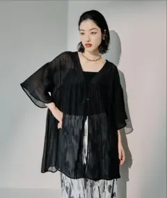 2WAYギャザーチュニックワンピースSSのサムネイル
