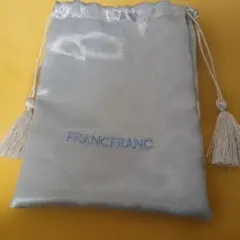 Francfranc ポーチ 巾着 シルバー　フランフラン