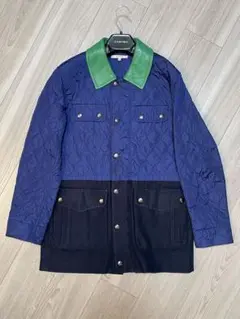 カルヴェン CARVEN 切りかえし キルティングジャケット 44