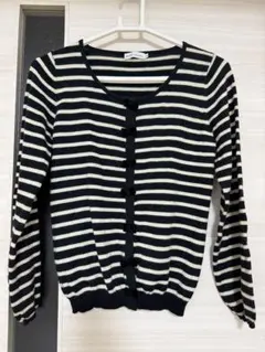 earth music & ecologyボーダーカーディガン Sサイズ