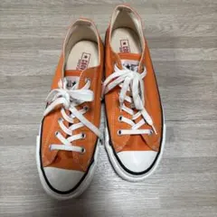 美品　コンバース　converse スニーカー　オレンジ　25cm