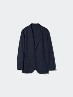 UNIQLO Lサイズ コンフォート2Bジャケット ネイビーのサムネイル