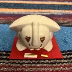 福助　平戸焼き　人物　根付け　提げ物 福助 平戸焼き 人物 根付け 提げ物 - メルカリ