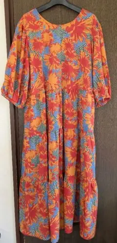 ✰ESCAR✰ 柄ワンピース✰ 大きいサイズのサムネイル