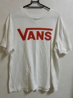 VANS 半袖Tシャツ ホワイト レッドロゴのサムネイル