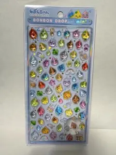 【正規品】ボンボンドロップシール　しずくちゃんミニ　　しずくの森のなかまたち