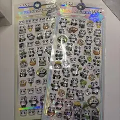 パンダ シール 3シートセット