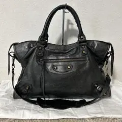 美品・幻級】バレンシアガ ザ・ワーク レザーバッグ 黒balenciaga