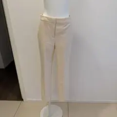 Theory Luxe クリーム色 テイパードパンツ