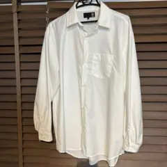美品　LAKOLE ホワイト ドレスシャツ　Lのサムネイル
