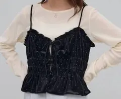 キラキラシャーリングキャミ