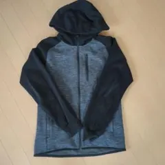 UNIQLO フード付き ジップアップパーカー Sサイズ グレー/ブラック