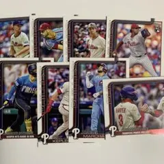 topps 2025 フィリーズ　8枚