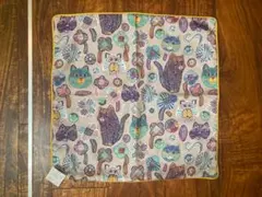 【未使用品】北欧風　クッションカバー　東京インテリア　＊グレー　猫柄