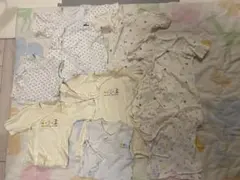 ベビー用肌着8点セット(長肌着・短肌着・コンビ肌着)