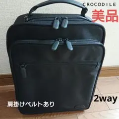 美品 クロコダイル 肩掛け2wayバック メンズのサムネイル