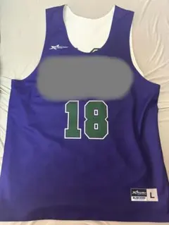 【美品】バスケ　ビブス　リバーシブル　高校名記載