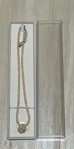 淡水真珠 パールネックレス シルバー留め具