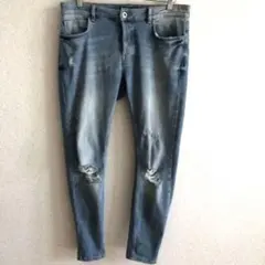 ザラ スキニーデニム ダメージ スキニーフィット