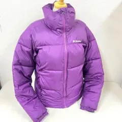 【美品】Columbia コロンビア ダウンジャケット Sサイズ パープル 紫