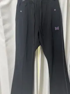 Needles beams別注トラックパンツ ブラック　フレアパンツ