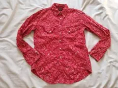 エビス Evisu ペイズリー柄シャツ　３８のサムネイル