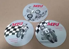 MFJ ステッカー 当時物 3枚セット