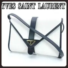 イヴサンローラン ショルダーバッグ バッグ ホワイト 2way YSL