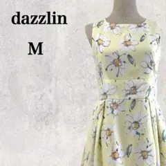 ダズリン　フェミニン　フラワープリント　ノースリーブワンピース