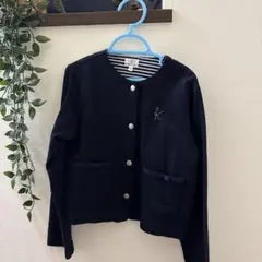 ☆美品☆クミキョク　スナップボタン　カーディガン130