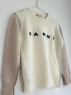 MARK & LONA パールロゴ シャギーニット セーター | Mercari