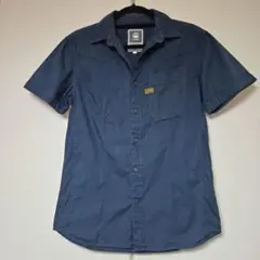 【美品】G-STAR RAW ミリタリー半袖シャツ ネイビー M相当のサムネイル