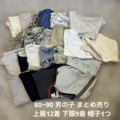80~90 男の子 保育園着 まとめ売り 全22品のサムネイル