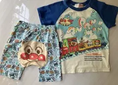 アンパンマン パジャマ 半袖 上下セット 95 お尻アンパンマン SLマン 青のサムネイル