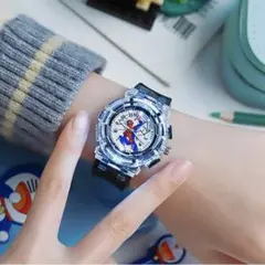 【新品】スパイダーマン 腕時計 子供 光る腕時計