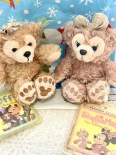 ダッフィー＆シェリーメイ ぬいぐるみストラップ タグ付 ディズニー