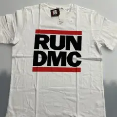 新品未使用 RUN DMC 白Tシャツ　ミュージックT ヒップホップT Mサイズ