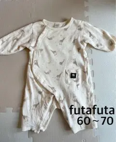 バースデイ futafuta キリン ロンパース 60~70