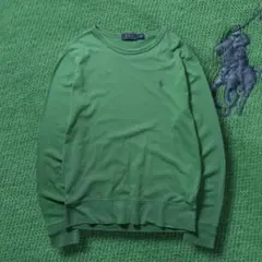 現行 POLO RALPH LAUREN 薄手スウェット 裏地パイル ポニーロゴ