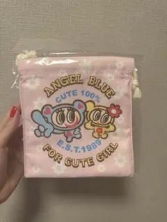 Angel Blueキャラクターポーチ ピンク　エンジェルブルーポーチ早い者勝ち