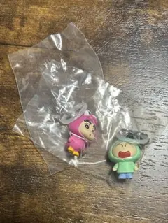 ガチャ　クレヨンしんちゃん　めじるしアクセサリー2 パステルカラー
