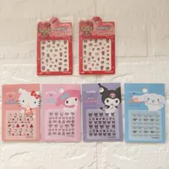 新品アベイル・キャンドゥ　ネイルシール　キティ・クロミ・マイメロ・シナモロール