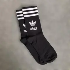 adidas ミッドカットクルーソックス M（25～27cm）