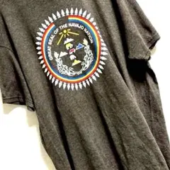 人気　DELTA L Tシャツ ナバホ族 国章 ホンジュラス製 古着のサムネイル