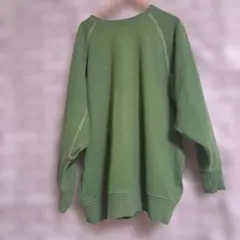 FREAK'S STORE くすみグリーン　スウェット オーバーサイズ