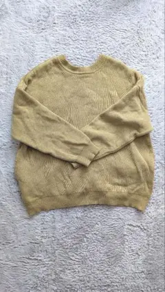 フリークスストア　前後2way オーバーサイズニットカーディガン